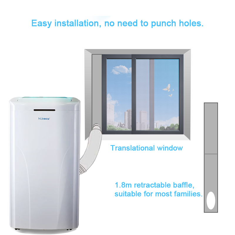 Automatische 9000 Btu einbruchsichere tragbare Klimaanlage
