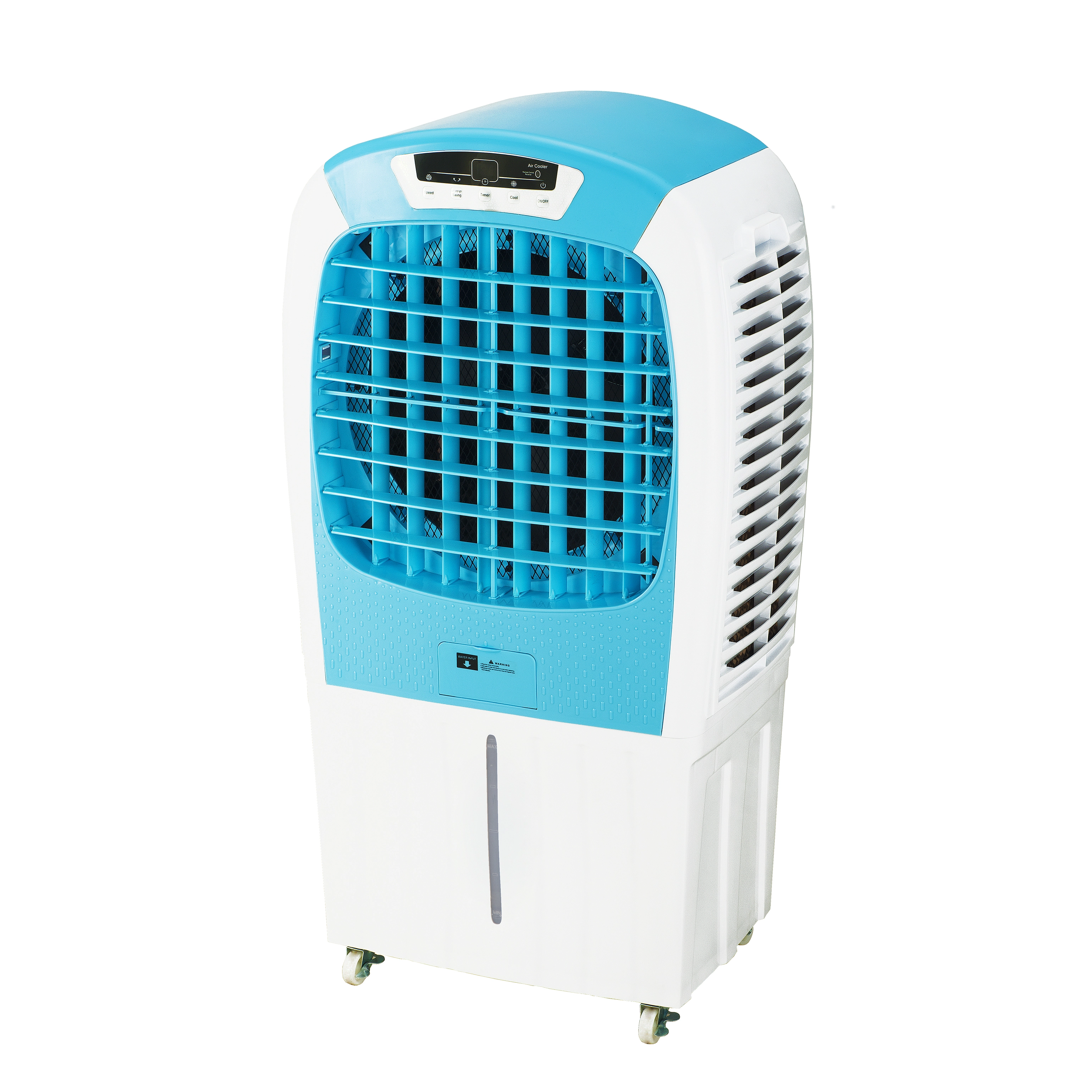 Kommerzieller mobiler Wechselstromkühler, Wasserverdunstungsluftkühler, 40 l, tragbarer Lüfter, bodenstehender Luftkühler